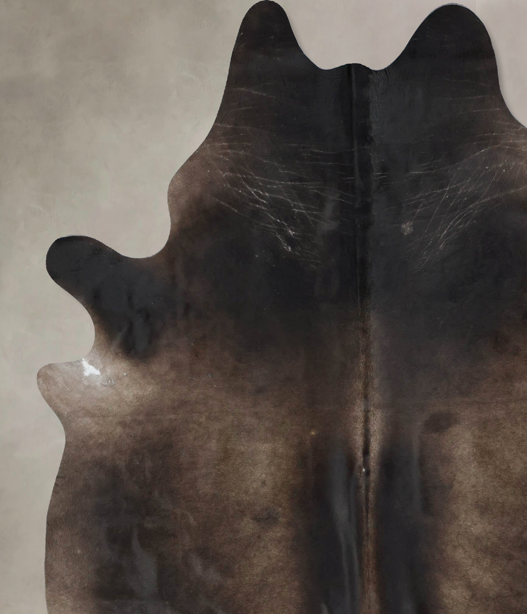Chocolate XX-Large Brazilian Cowhide Rug 8'0"H x 6'9"W #B17036 by Huds