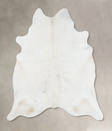Ivory with Beige XX-Large Brazilian Cowhide Rug 8'6"H x 7'2"W #B17041 by Hudson Hides