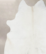 Ivory with Beige XX-Large Brazilian Cowhide Rug 8'6"H x 7'2"W #B17041 by Hudson Hides