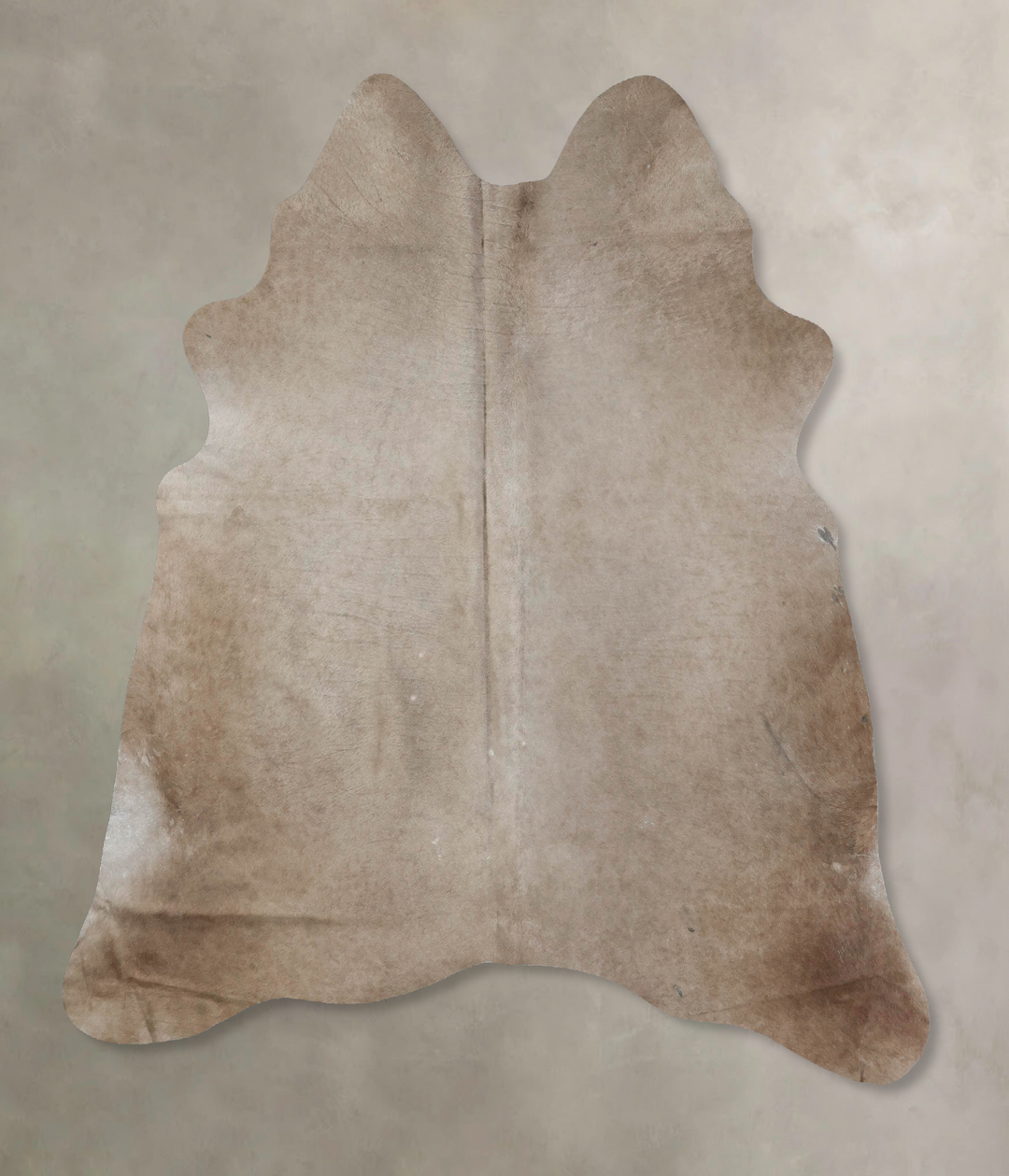 Taupe X-Large Brazilian Cowhide Rug 6'11"H x 6'0"W #B17050 by Hudson H