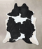 Black and White XX-Large Brazilian Cowhide Rug 9'5
