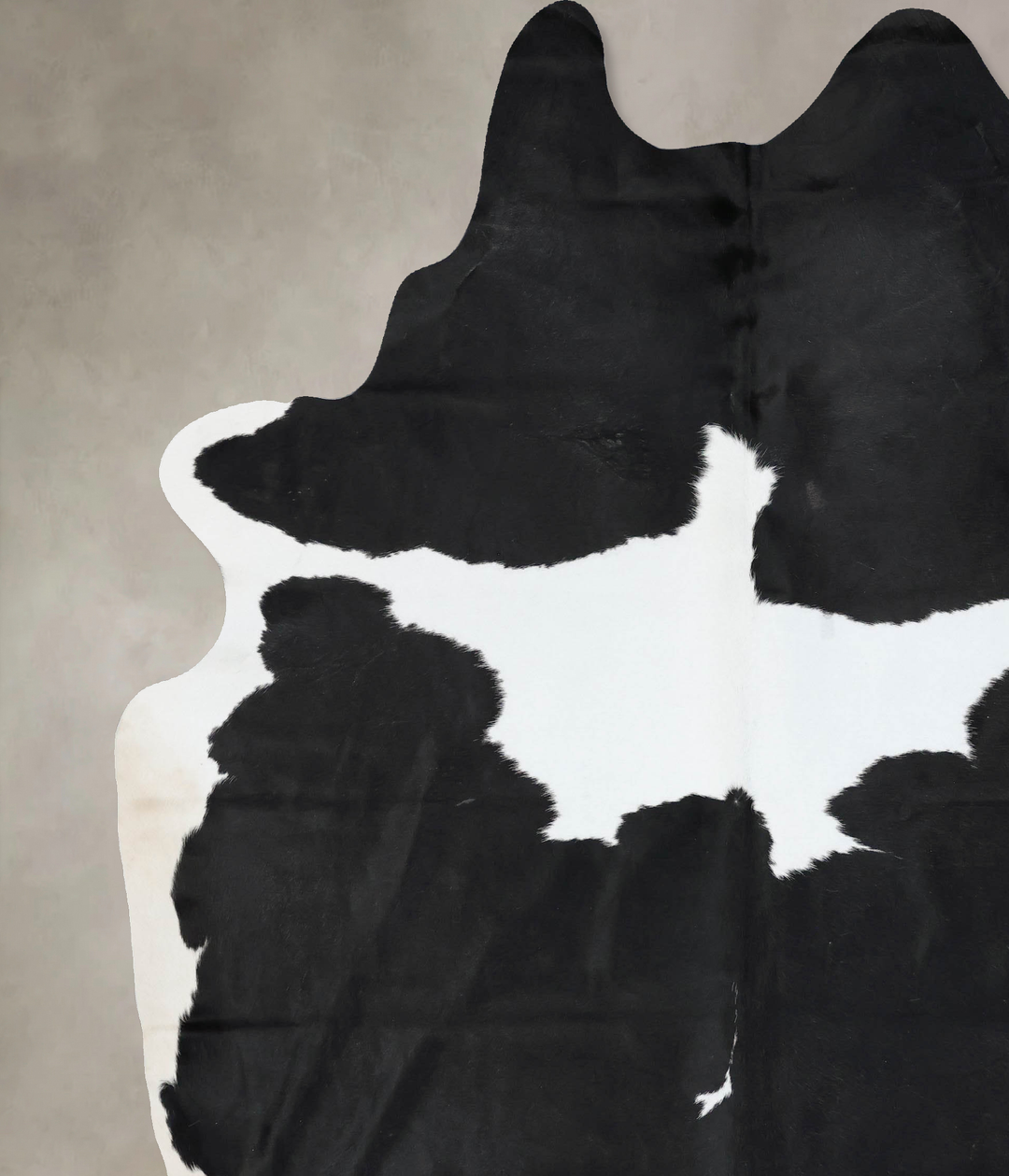 Black and White XX-Large Brazilian Cowhide Rug 9'5"H x 7'7"W #B17060 b