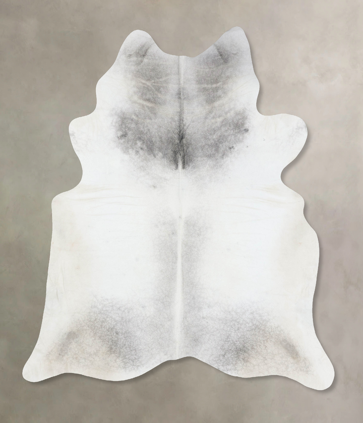 Medium Grey XX-Large Brazilian Cowhide Rug 8'2"H x 6'9"W #B17061 by Hudson Hides