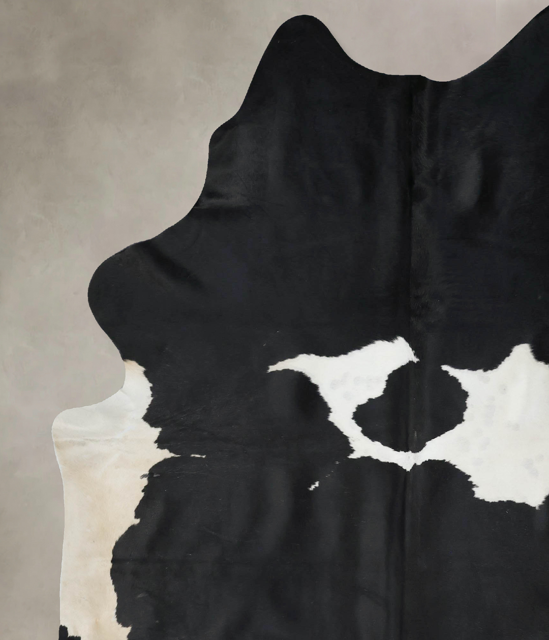Black and White XX-Large Brazilian Cowhide Rug 8'7"H x 6'9"W #B17073 b
