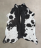 Black and White XX-Large Brazilian Cowhide Rug 8'1