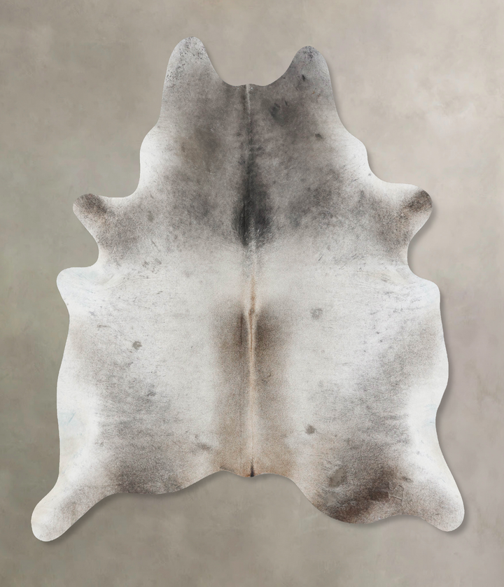Medium Grey XX-Large Brazilian Cowhide Rug 8'3"H x 7'0"W #B17078 by Hudson Hides