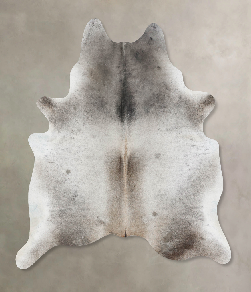 Medium Grey XX-Large Brazilian Cowhide Rug 8'3"H x 7'0"W #B17078 by Hudson Hides