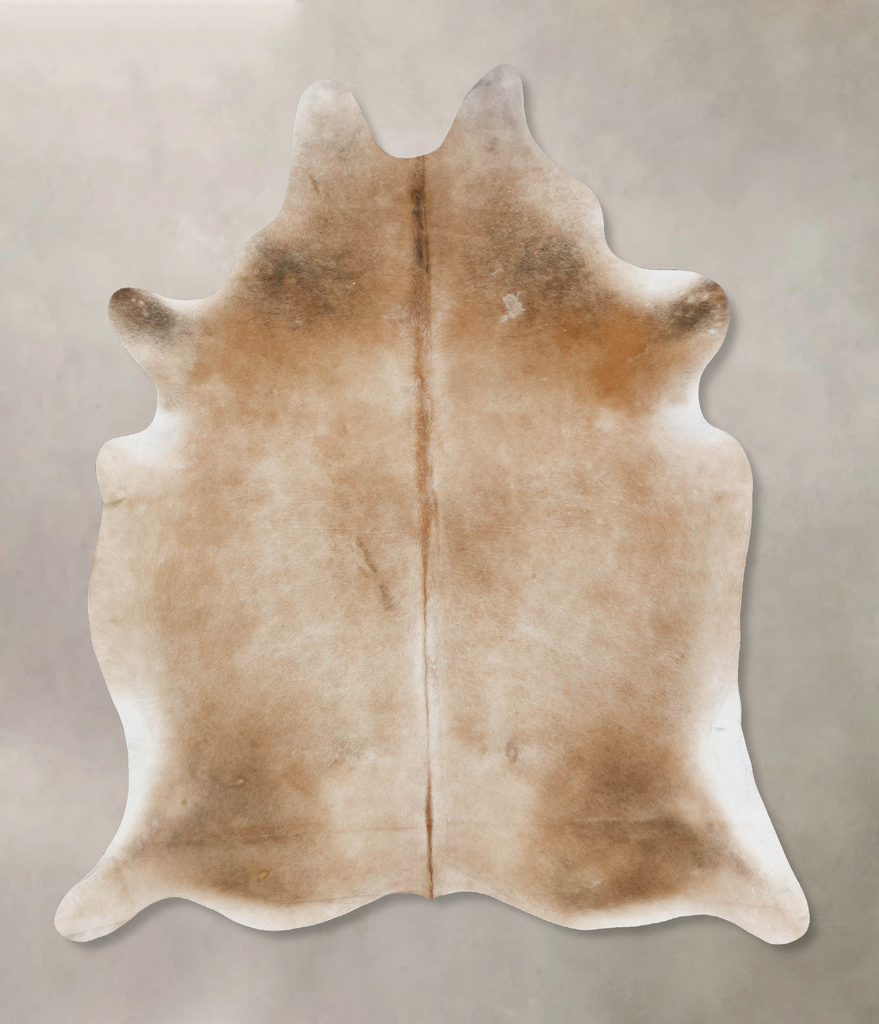 Light Caramel XX-Large Brazilian Cowhide Rug 7'10"H x 6'6"W #B17079 by Hudson Hides