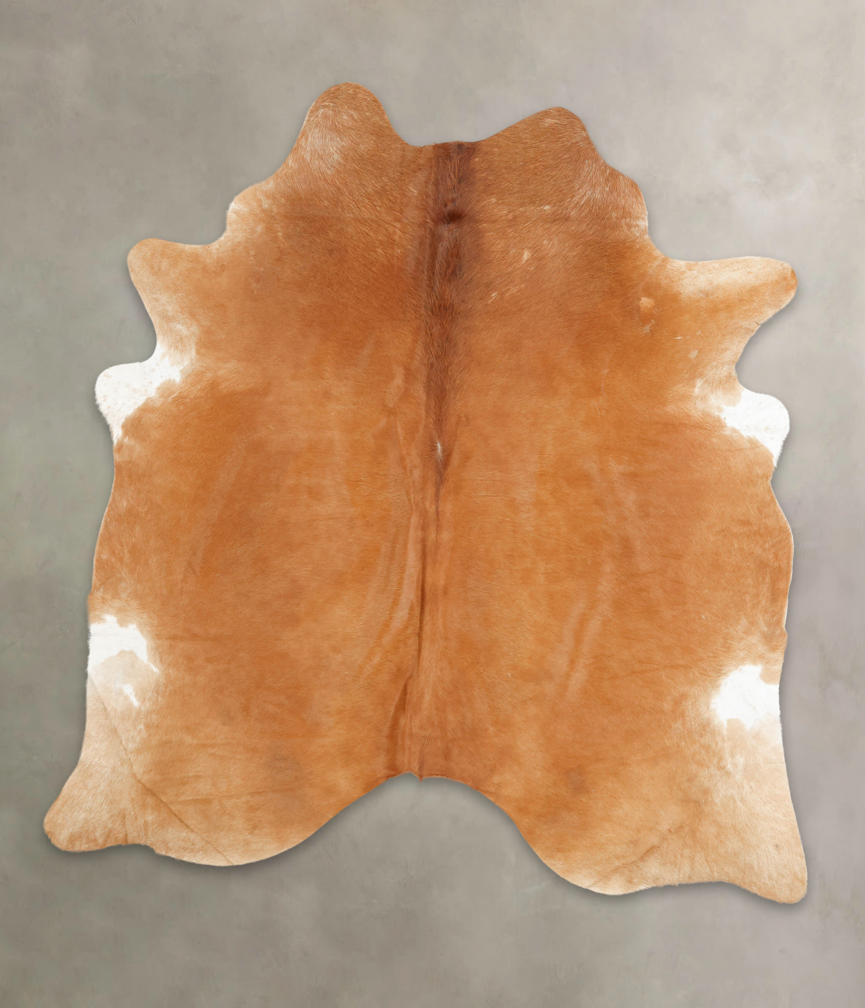 Solid Brown Cowhide Rug #B1708