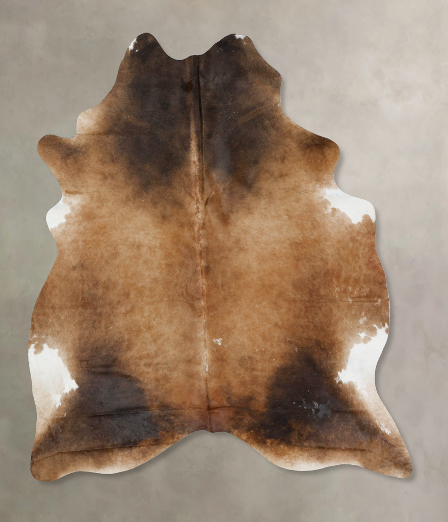 Warm Caramel XX-Large Brazilian Cowhide Rug 8'6"H x 6'8"W #B17082 by Hudson Hides