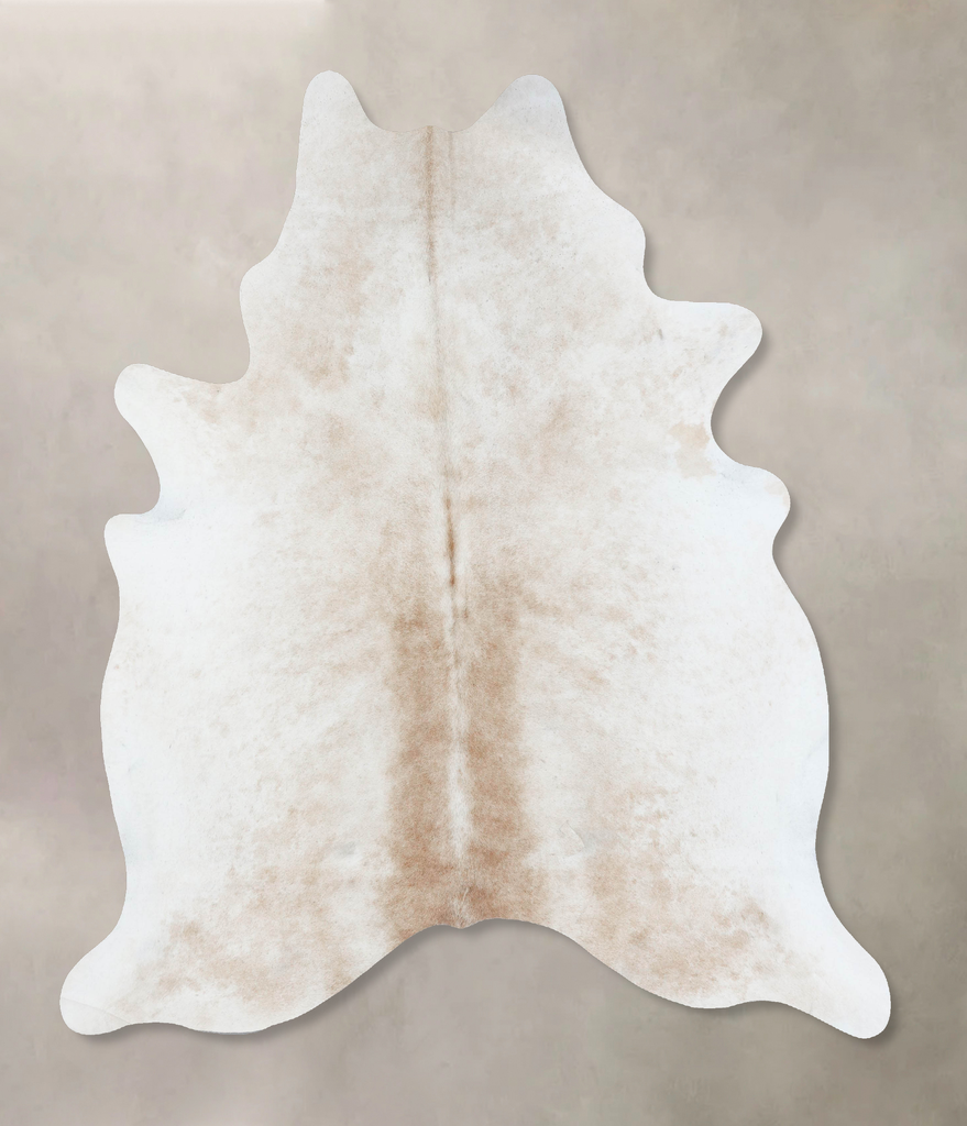 Light Caramel XX-Large Brazilian Cowhide Rug 7'10"H x 6'6"W #B17083 by Hudson Hides