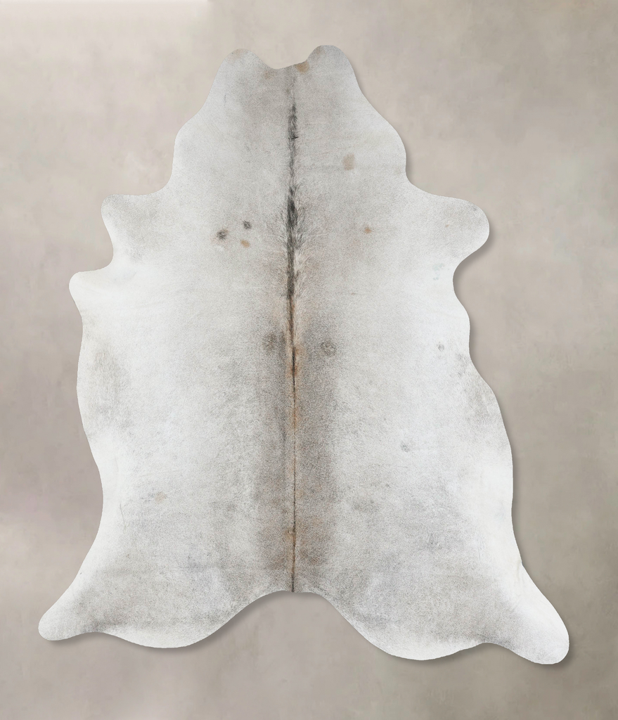 Medium Grey X-Large Brazilian Cowhide Rug 7'7"H x 6'5"W #B17091 by Hudson Hides