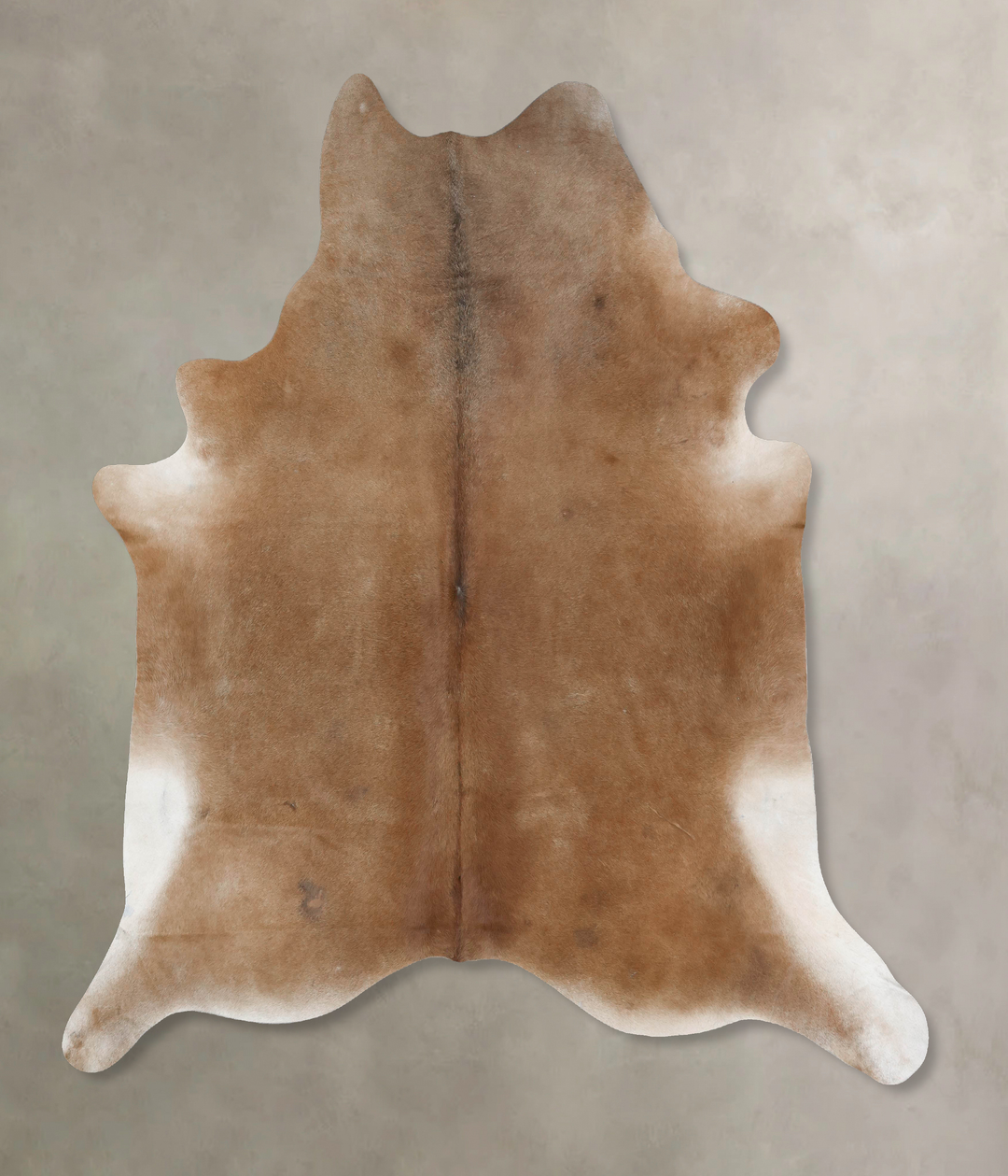 Warm Caramel XX-Large Brazilian Cowhide Rug 8'3"H x 7'7"W #B17097 by H