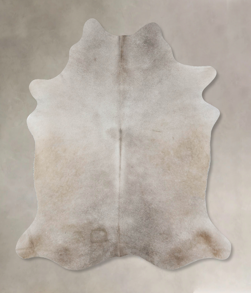 Medium Grey Large Brazilian Cowhide Rug 6'11"H x 5'8"W #B17105 by Hudson Hides