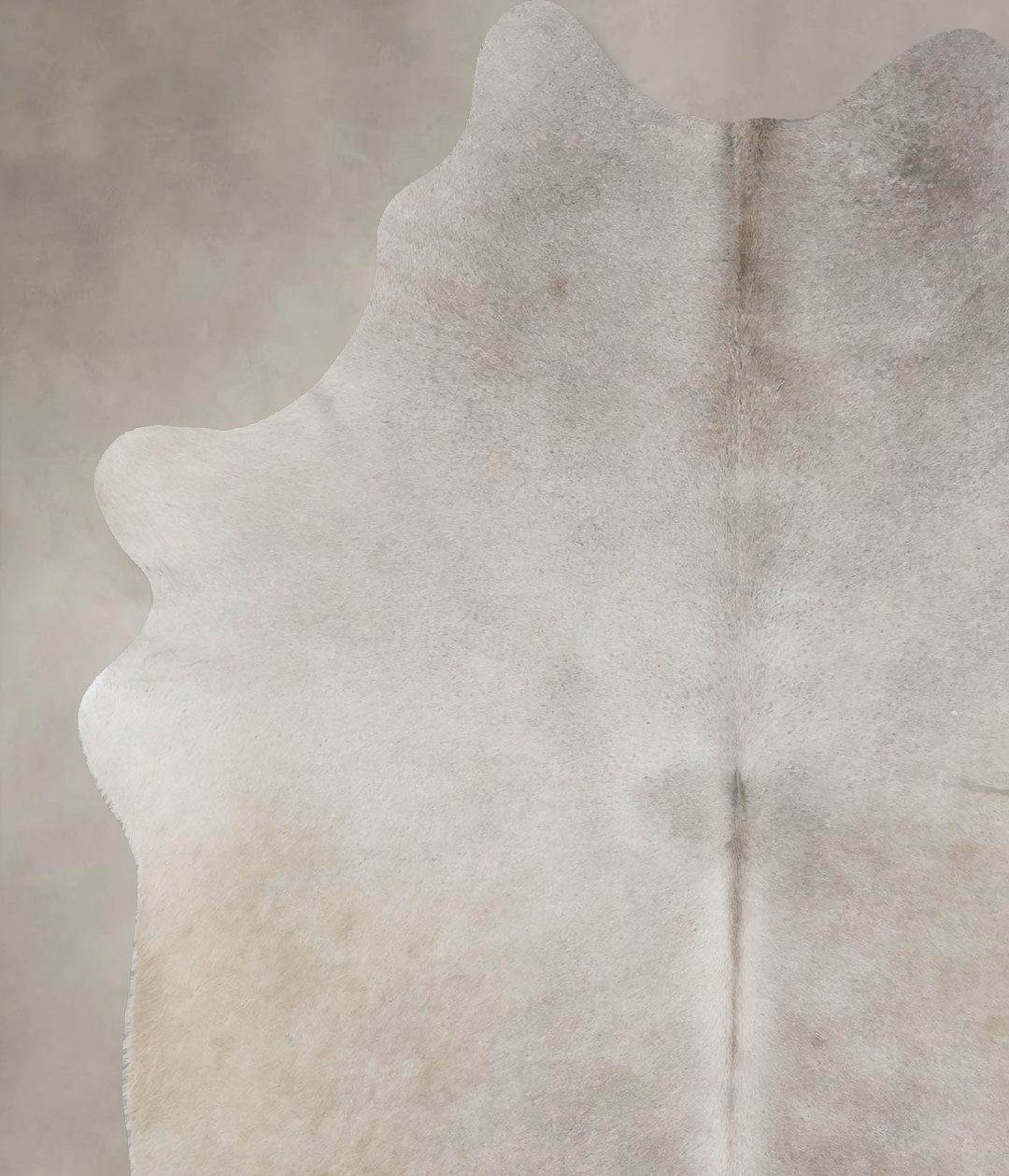 Medium Grey Large Brazilian Cowhide Rug 6'11"H x 5'8"W #B17105 by Huds