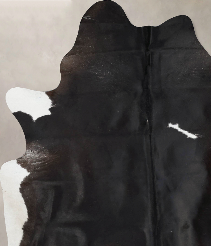 Black and White XX-Large Brazilian Cowhide Rug 8'8"H x 6'1"W #B17114 by Hudson Hides