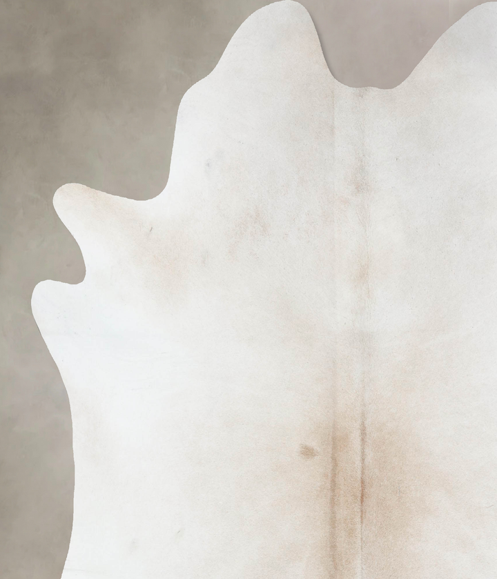 Grey with Beige XX-Large Brazilian Cowhide Rug 7'8"H x 6'9"W #B17118 by Hudson Hides