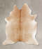 Beige X-Large Brazilian Cowhide Rug 7'7