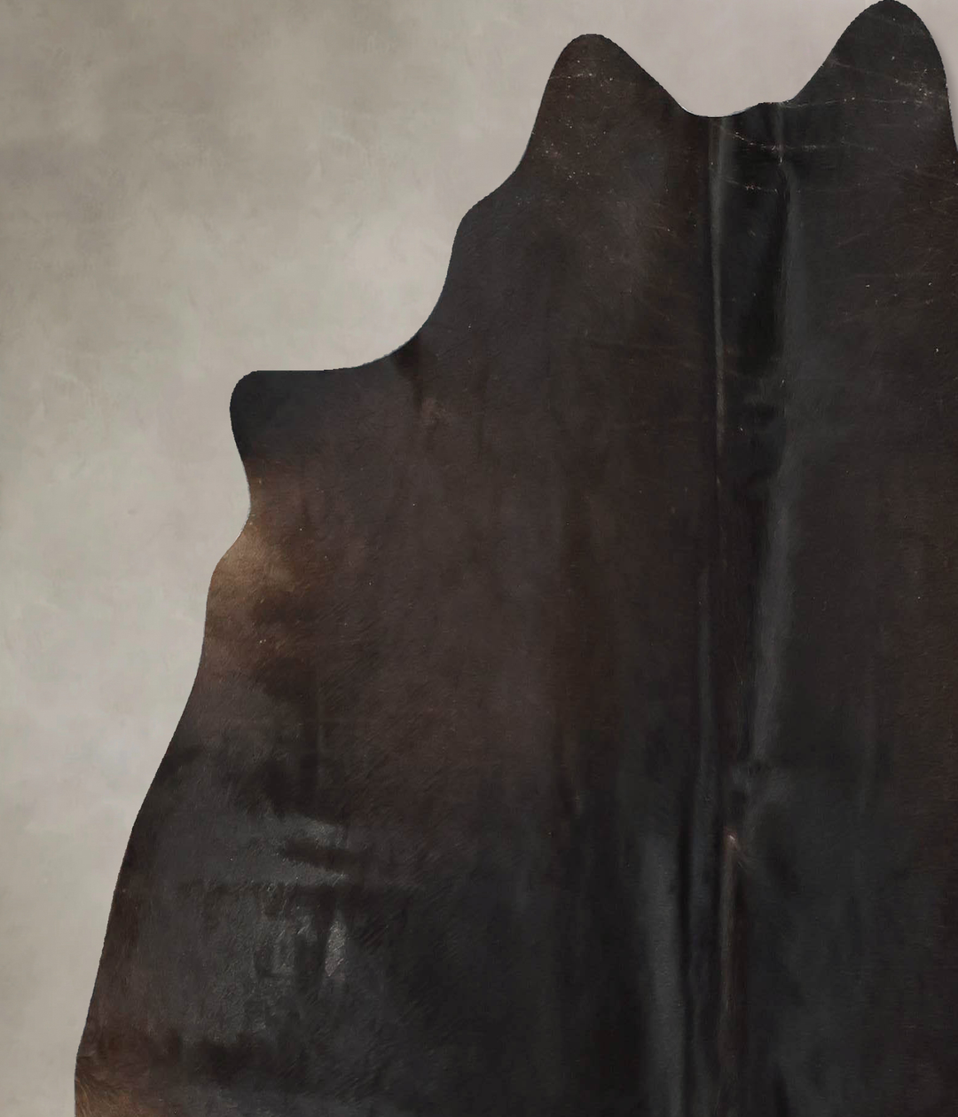 Chocolate Large Brazilian Cowhide Rug 6'1"H x 6'1"W #B17142 by Hudson 