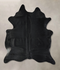 Solid Black XX-Large Brazilian Cowhide Rug 8'0