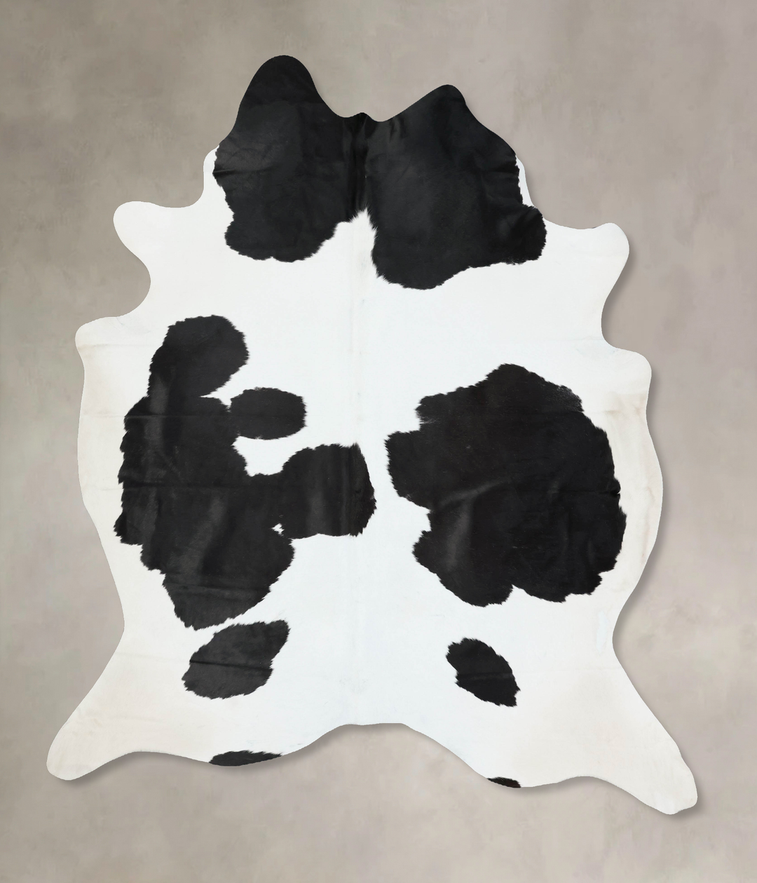 Black and White XX-Large Brazilian Cowhide Rug 9'0"H x 7'6"W #B17161 b