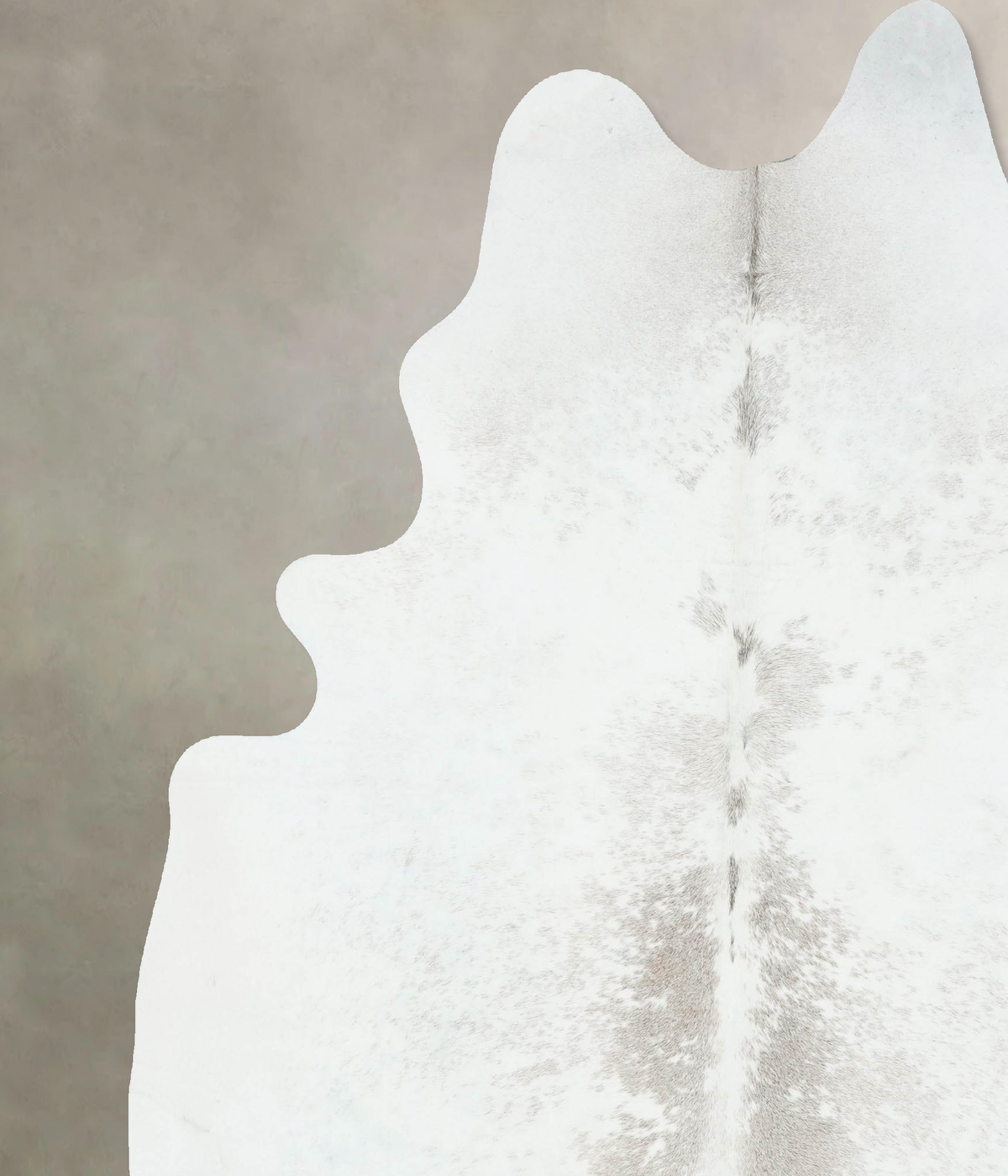 Light Grey Cowhide Rug #B17164