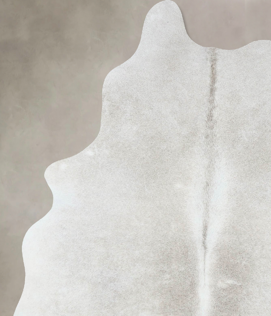 Medium Grey X-Large Brazilian Cowhide Rug 7'8"H x 5'3"W #B17180 by Hud