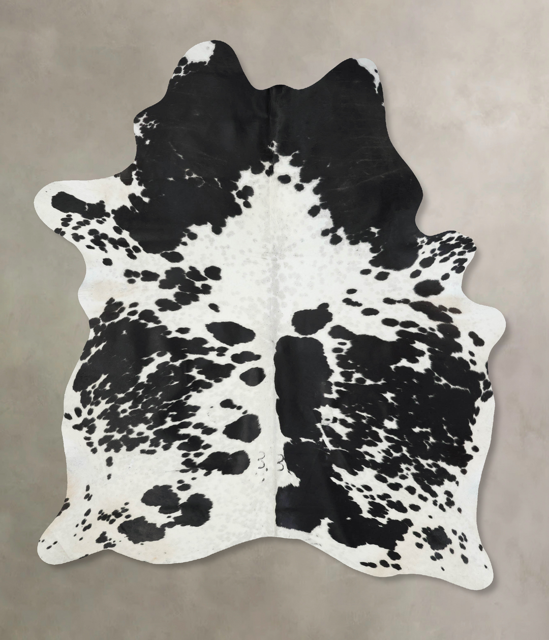 Black and White XX-Large Brazilian Cowhide Rug 8'3"H x 6'1"W #B17191 b