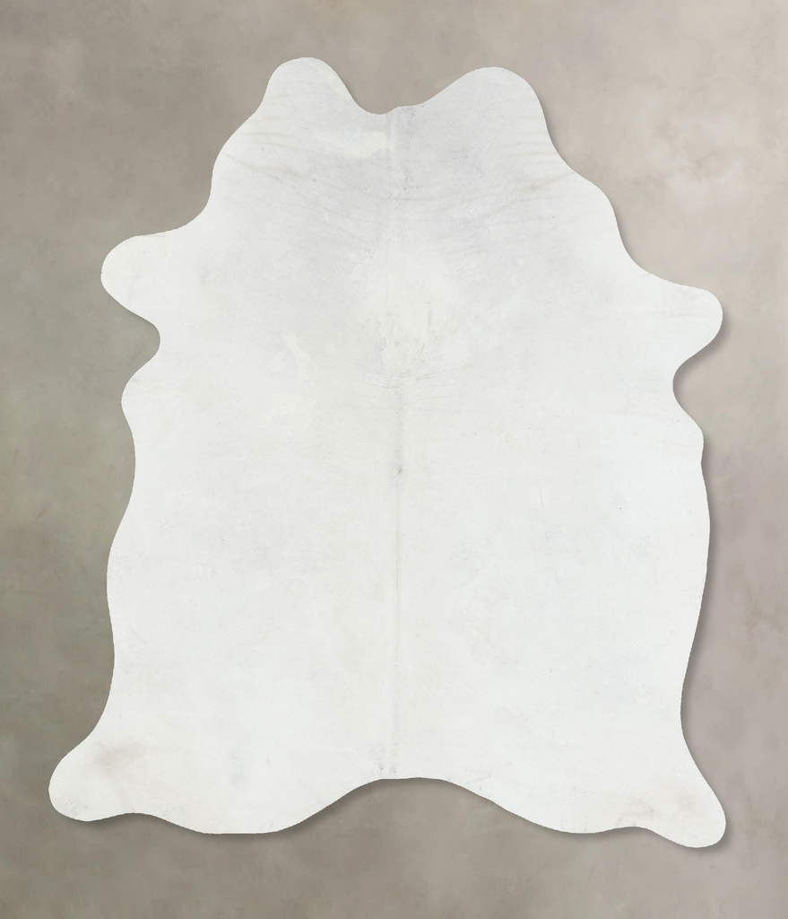 Light Grey Large Brazilian Cowhide Rug 7'2"H x 5'6"W #B17198 by Hudson Hides