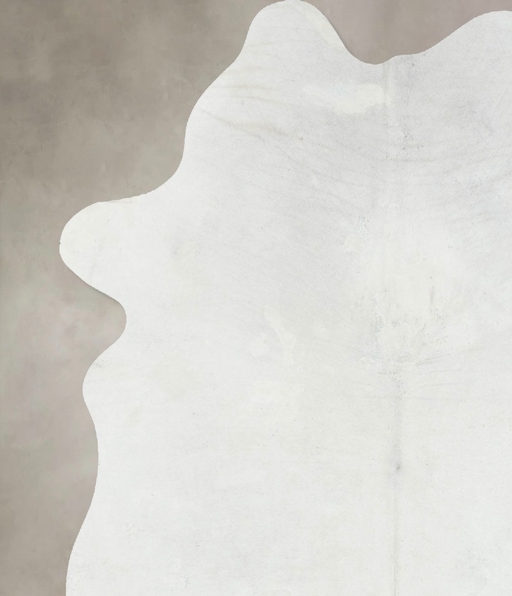 Light Grey Large Brazilian Cowhide Rug 7'2"H x 5'6"W #B17198 by Hudson Hides