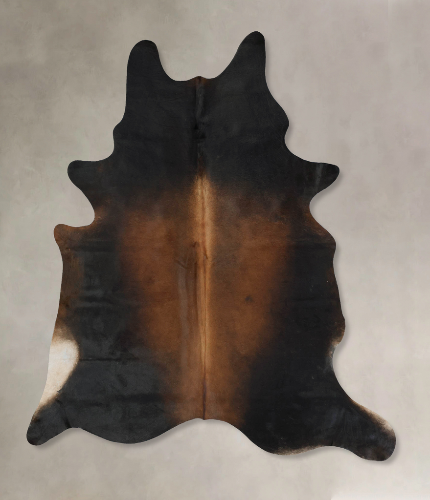 Warm Caramel X-Large Brazilian Cowhide Rug 7'6"H x 6'5"W #B17199 by Hudson Hides