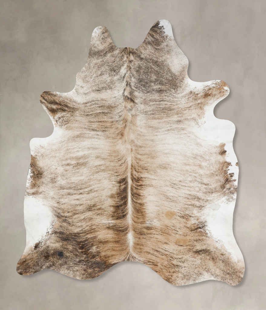 Light Brindle XX-Large Brazilian Cowhide Rug 8'6"H x 6'11"W #B17200 by Hudson Hides