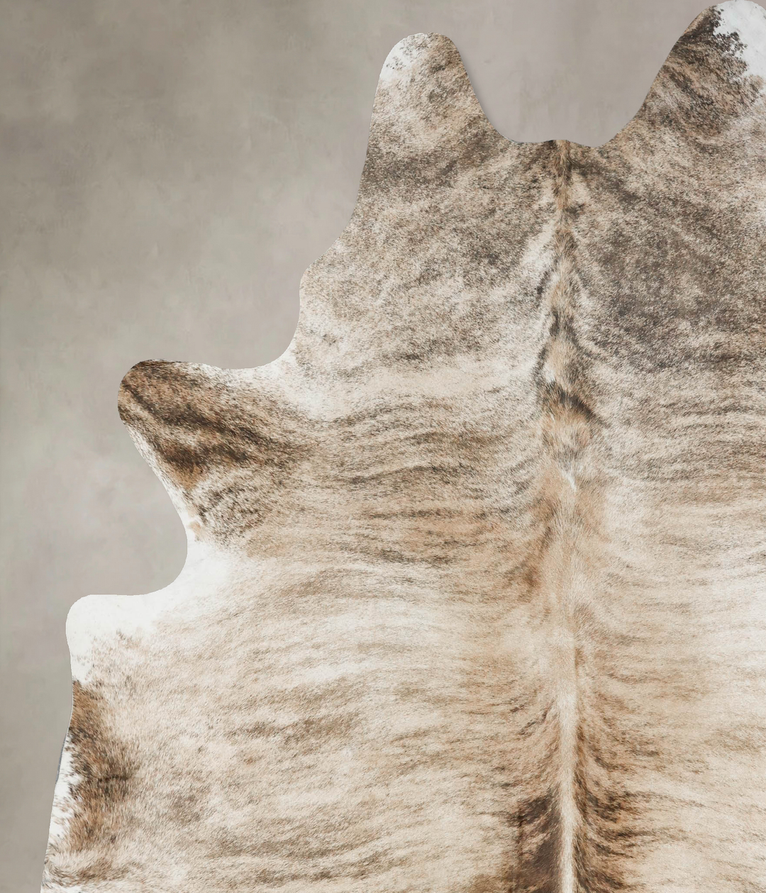 Light Brindle XX-Large Brazilian Cowhide Rug 8'6"H x 6'11"W #B17200 by