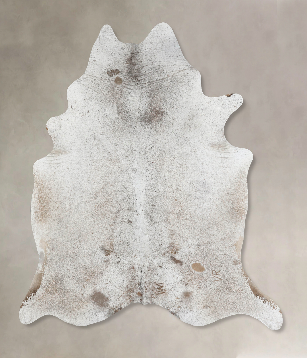 Salt and Pepper Brown XX-Large Brazilian Cowhide Rug 8'4"H x 6'9"W #B1