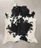 Black and White XX-Large Brazilian Cowhide Rug 8'6
