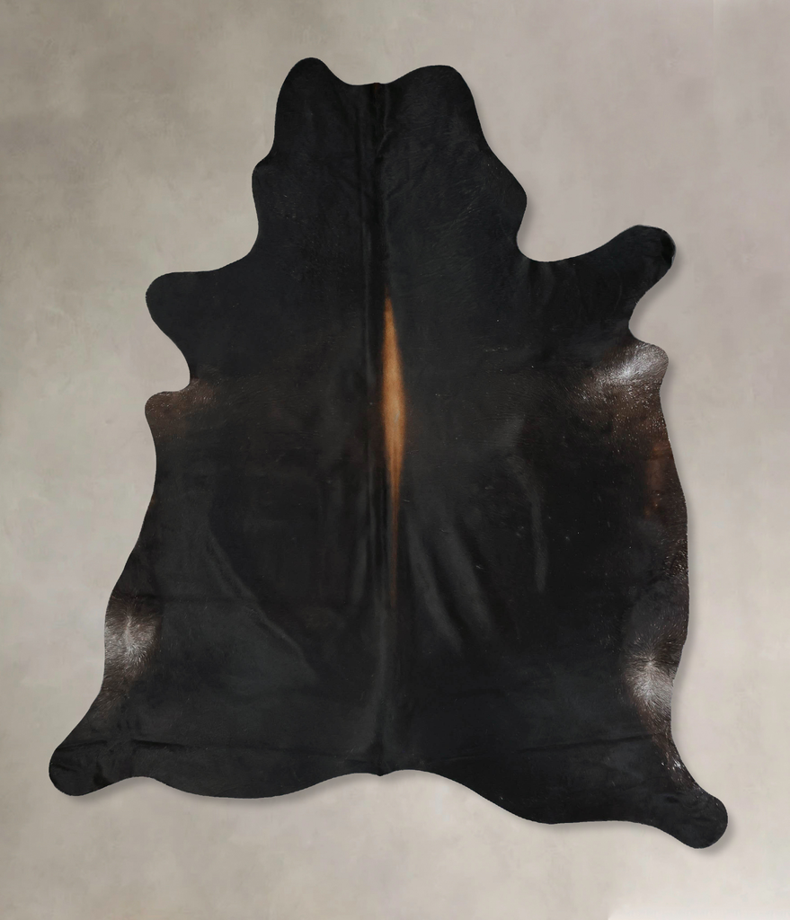 Chocolate XX-Large Brazilian Cowhide Rug 8'1"H x 6'7"W #B17208 by Hudson Hides
