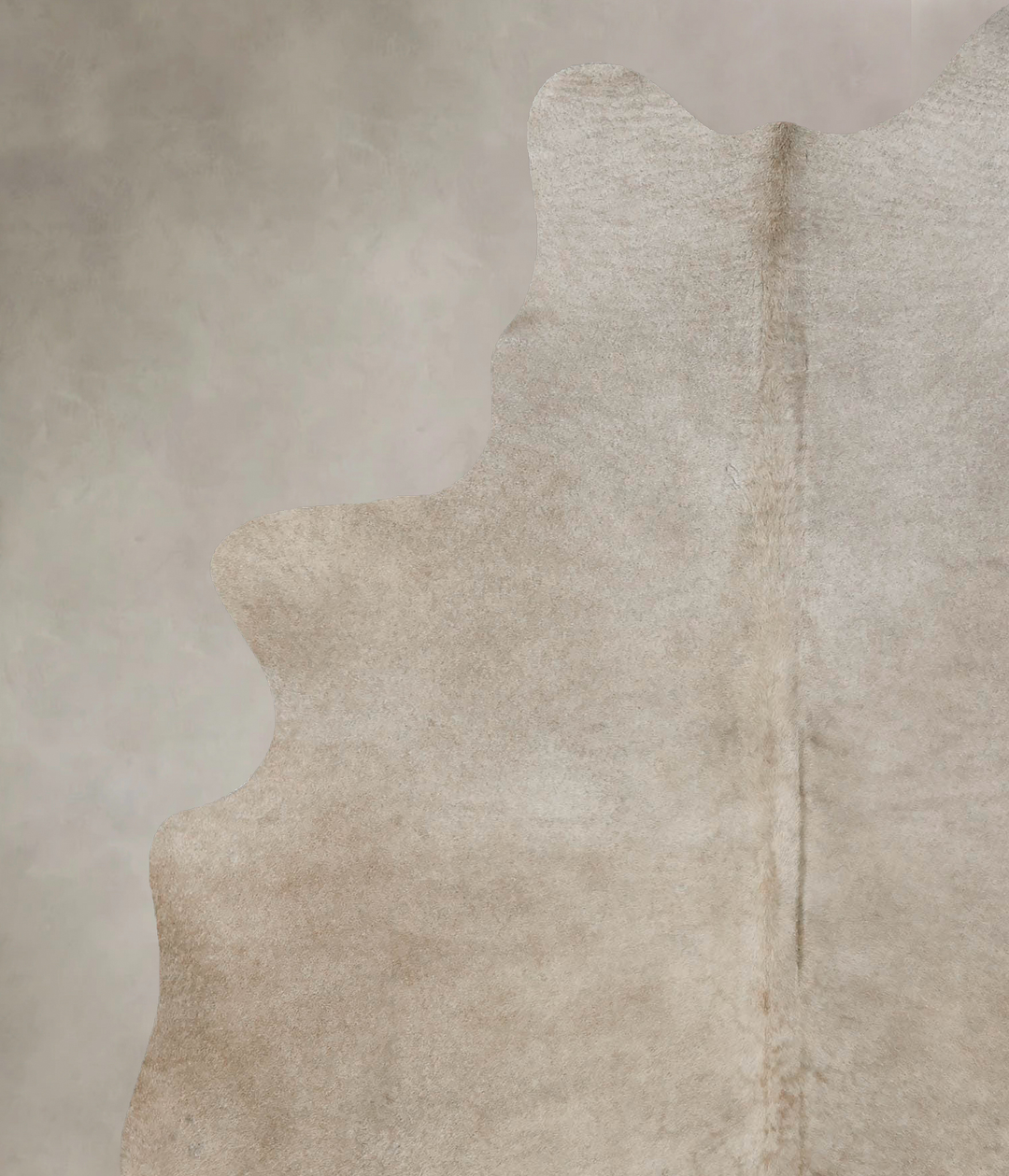 Taupe X-Large Brazilian Cowhide Rug 7'6"H x 5'11"W #B17215 by Hudson H