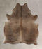 Taupe Large Brazilian Cowhide Rug 6'9