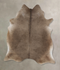 Taupe X-Large Brazilian Cowhide Rug 7'3