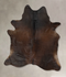 Chocolate X-Large Brazilian Cowhide Rug 7'8