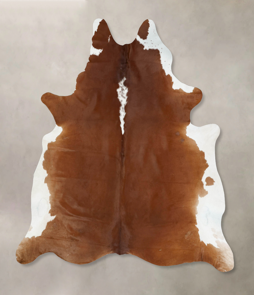 Hereford XX-Large Brazilian Cowhide Rug 8'3"H x 7'0"W #B17226 by Hudson Hides