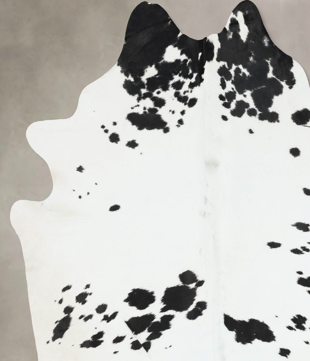 Black and White XX-Large Brazilian Cowhide Rug 8'3"H x 7'2"W #B17238 b