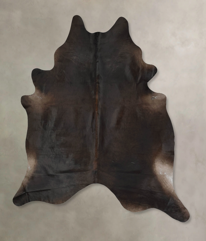 Chocolate XX-Large Brazilian Cowhide Rug 9'0"H x 7'5"W #B17245 by Hudson Hides