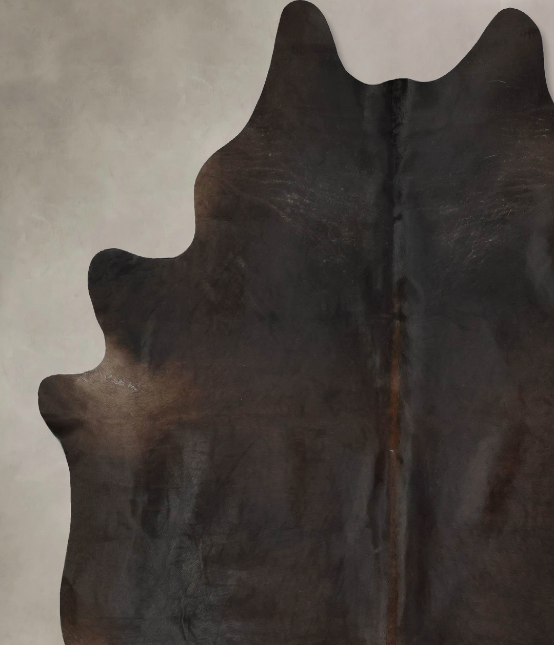 Chocolate XX-Large Brazilian Cowhide Rug 9'0"H x 7'5"W #B17245 by Huds
