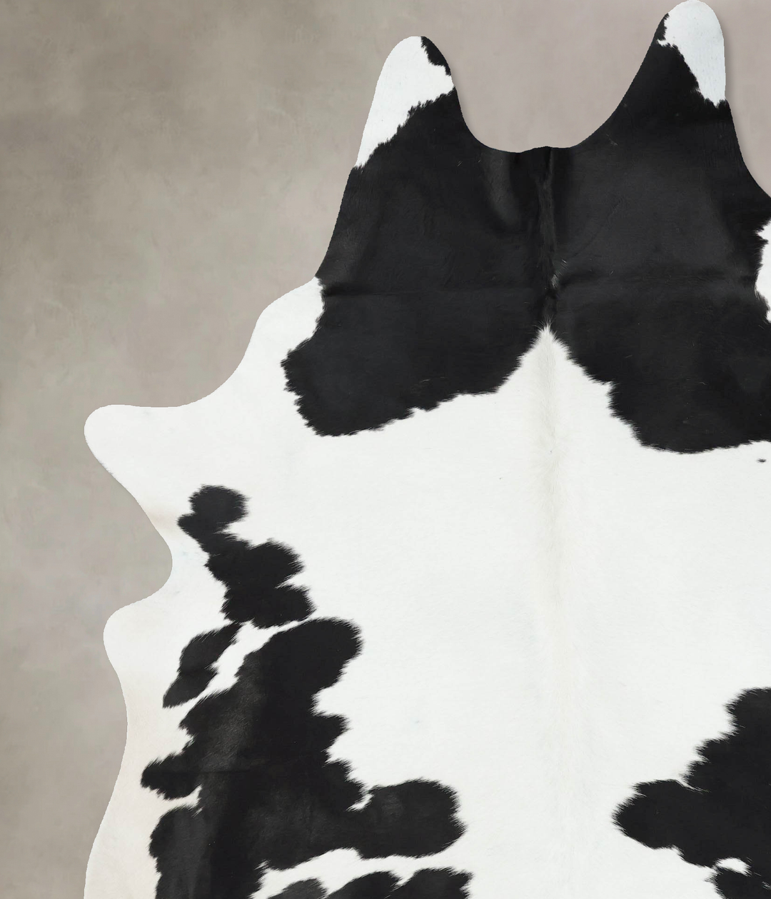 Black and White XX-Large Brazilian Cowhide Rug 8'7"H x 6'6"W #B17247 b