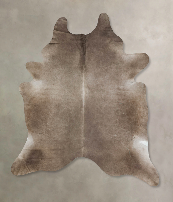 Taupe XX-Large Brazilian Cowhide Rug 9'4"H x 6'11"W #B17267 by Hudson Hides