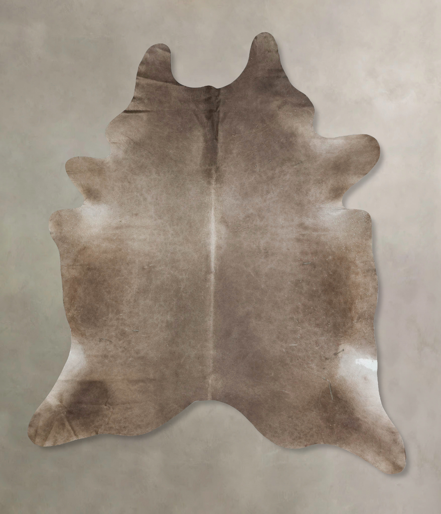 Taupe XX-Large Brazilian Cowhide Rug 9'4"H x 6'11"W #B17267 by Hudson Hides