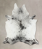 Salt and Pepper Black XX-Large Brazilian Cowhide Rug 8'7