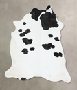 Black and White X-Large Brazilian Cowhide Rug 7'8"H x 6'5"W #B17275 by Hudson Hides