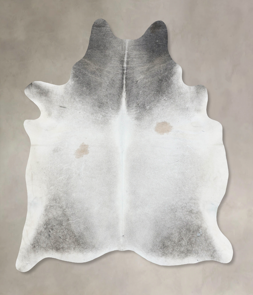 Medium Grey XX-Large Brazilian Cowhide Rug 8'10"H x 7'4"W #B17279 by Hudson Hides